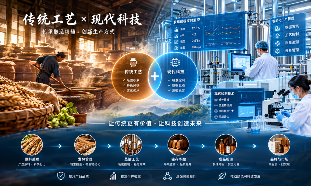 传统酿造工艺与现代科技深度融合，推动酿酒行业高质量发展