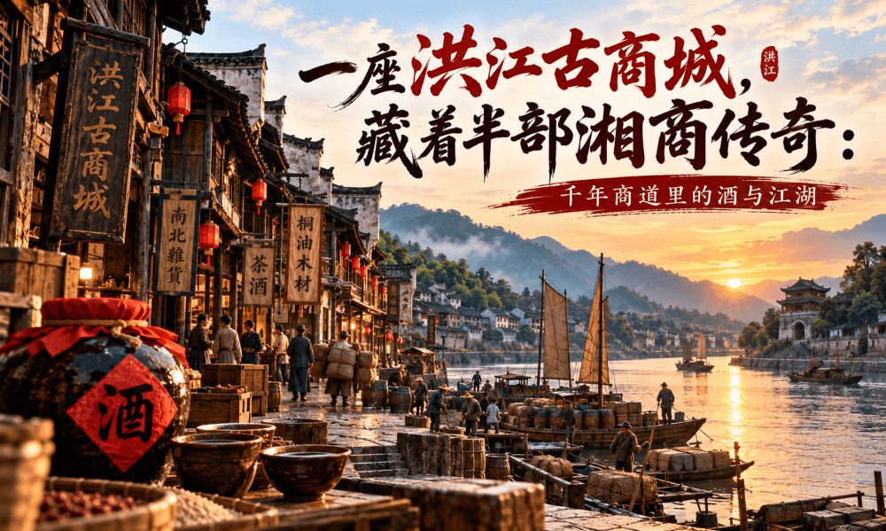 一座洪江古商城，藏着半部湘商传奇：千年商道里的酒与江湖
